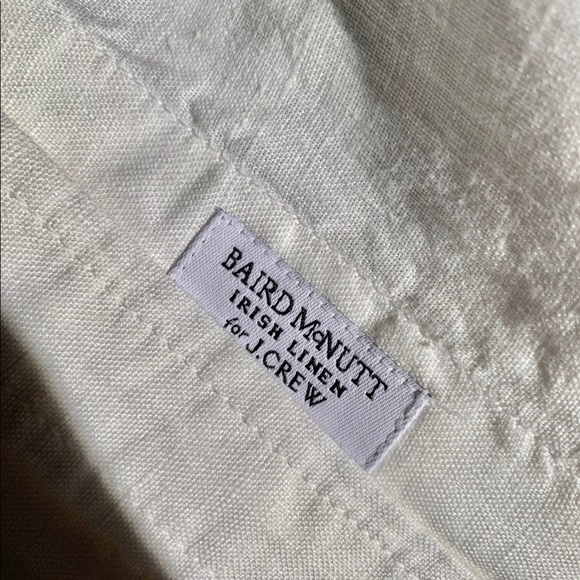 | jcrew stone dip-dye ombré baird mcnutt irish linen shirt | - Picture 3 of 4